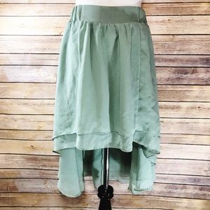 Urban Outfitters Staring at Stars Mint Green Skirt